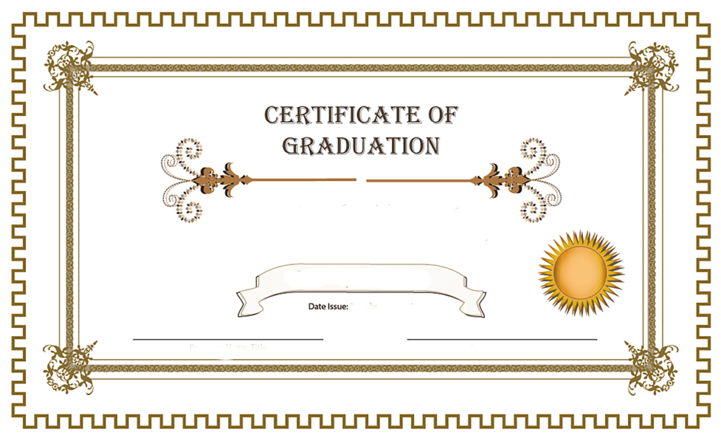 certificate of graduation