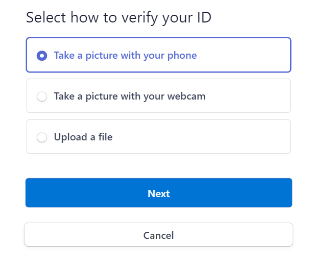 verify ID Stripe